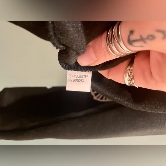 NWOT Mystical Baphomet Print Black Gothic Jacket - Picture 13 of 15